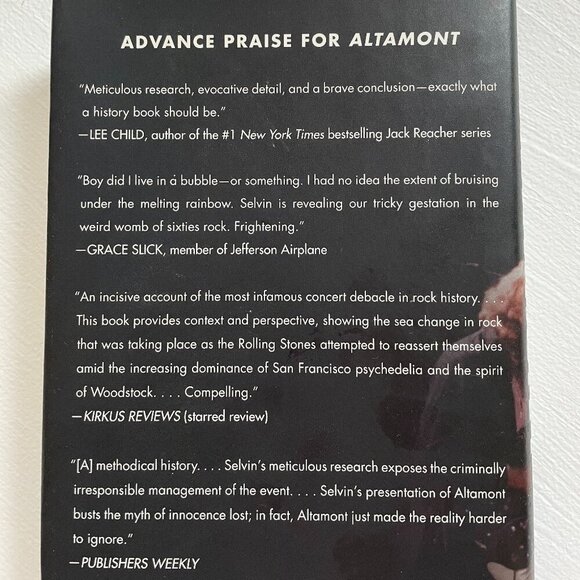 1960s rock n roll history book altamont by joel selvin the rolling stones - Picture 4 of 4